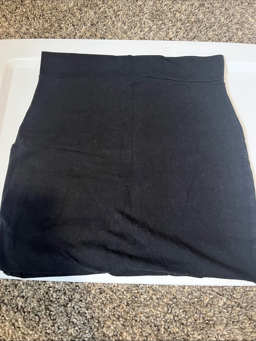 Fashion Nova Black Mini Knit Skirt